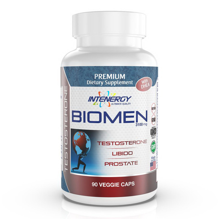 Intenergy Biomen Testosterone Booster Capsules, 90 Ea