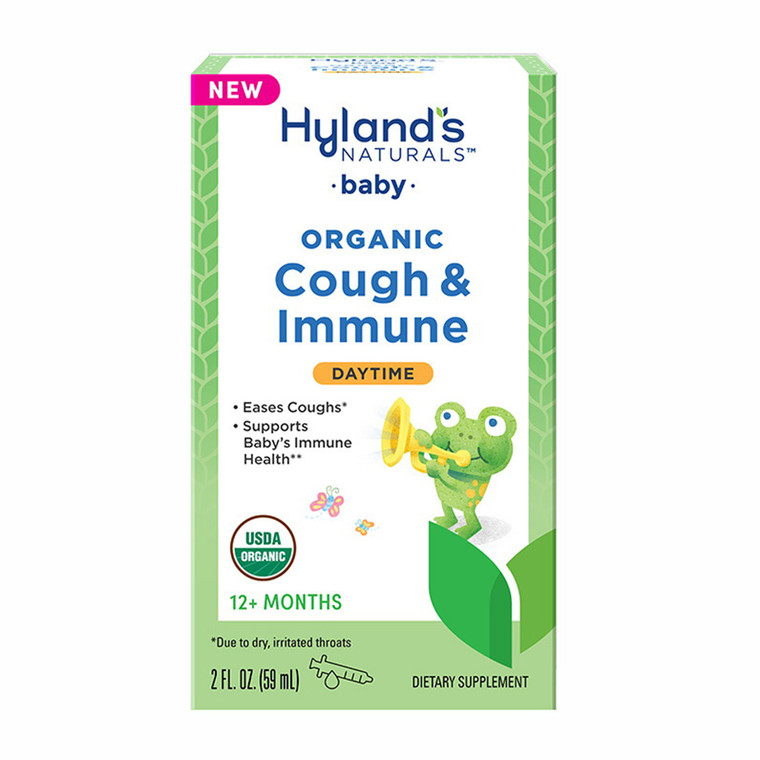 Hylands Baby Organic Cough And Immune Daytime, 2 Oz