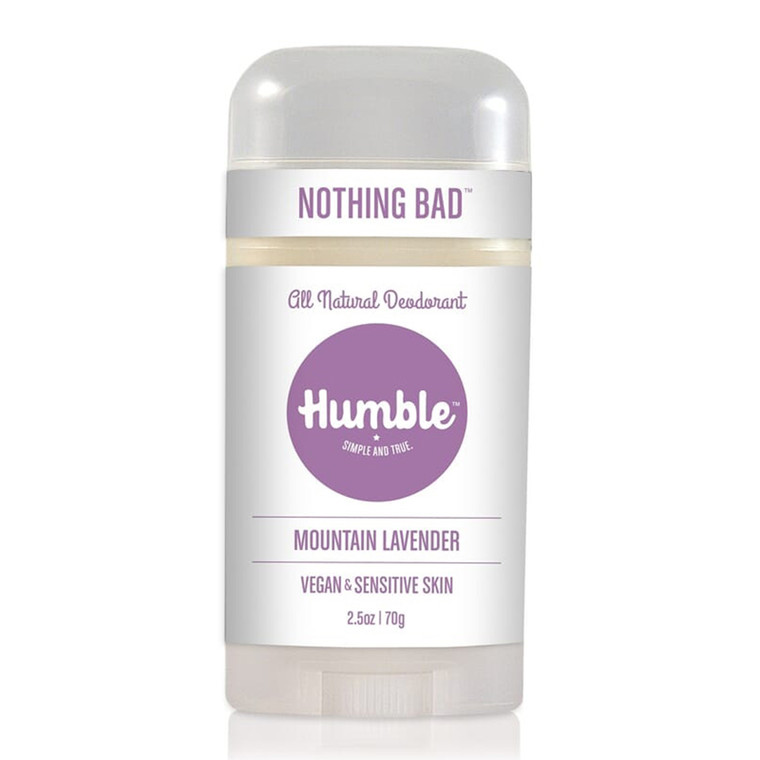 Humble Brands Vegan And Sensitive Skin Deodorant, Mountain Lavender, 2.5 Oz