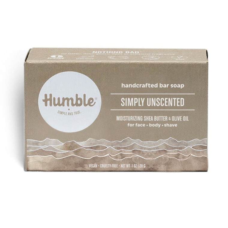 Humble Brands Bar Soap, Simply Unscented, 1 Oz