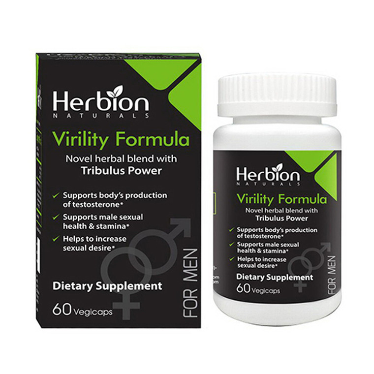 Herbion Naturals Virility Formula Vegi Capsules, 60 Ea