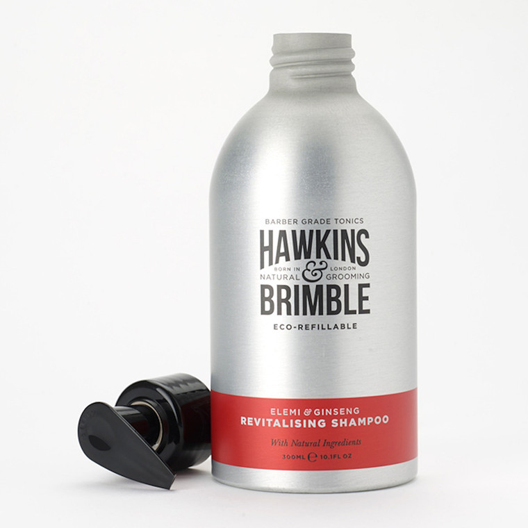 Hawkins And Brimble Revitalising Shampoo Eco Refillable, 300 Ml
