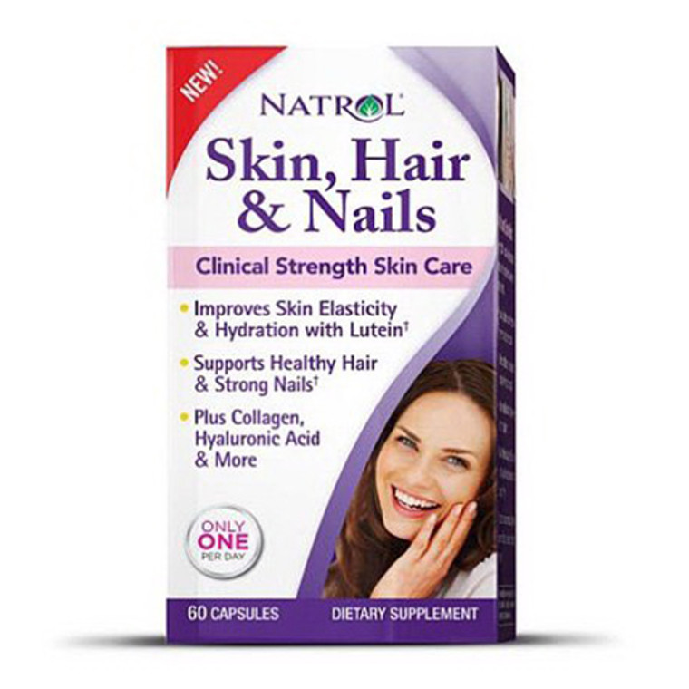 Natrol Skin, Hair And Nails Capsules, 60 Ea