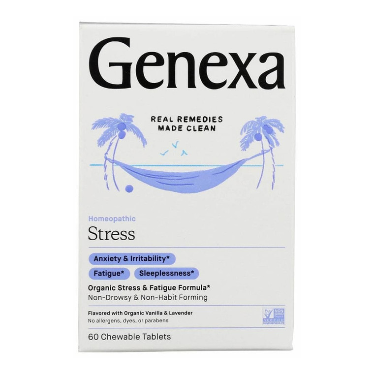 Genexa Stress Relief Tablets, 60 Ea