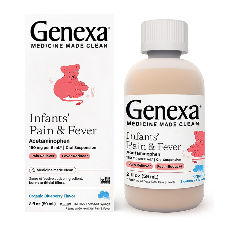 Genexa Infants Pain Reliever And Fever Reducer Liquid, 2 Oz