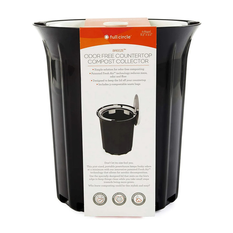 Full Circle Breeze Odor Free Composting Bin, 1 Ea