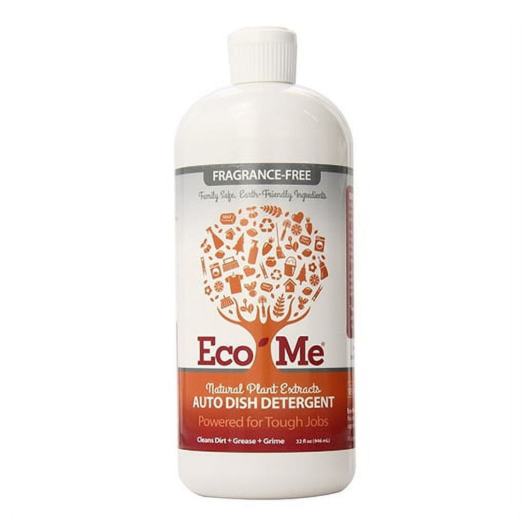 Eco Me Auto Dishwasher Detergent, Fragrance Free, 32 Oz