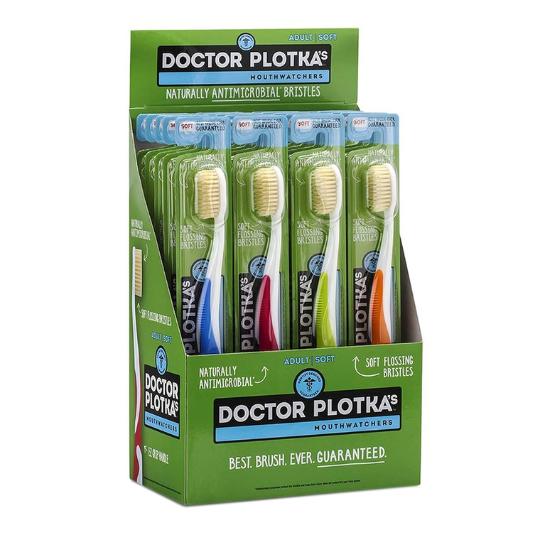 Doctor Plotkas Mouth Watchers Toothbrushes Adult, Soft, 20 Ea