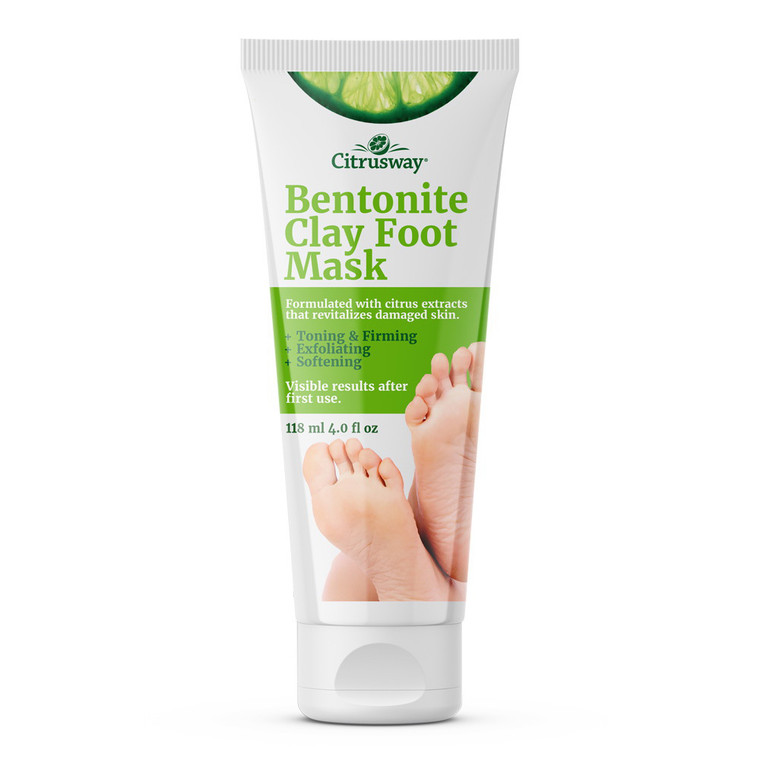 Citrus Way Bentonite Clay Foot Mask, 4 Oz