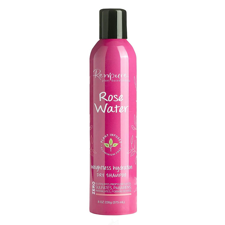 Renpure Rose Water Weightless Hydration Dry Shampoo, 8 Oz