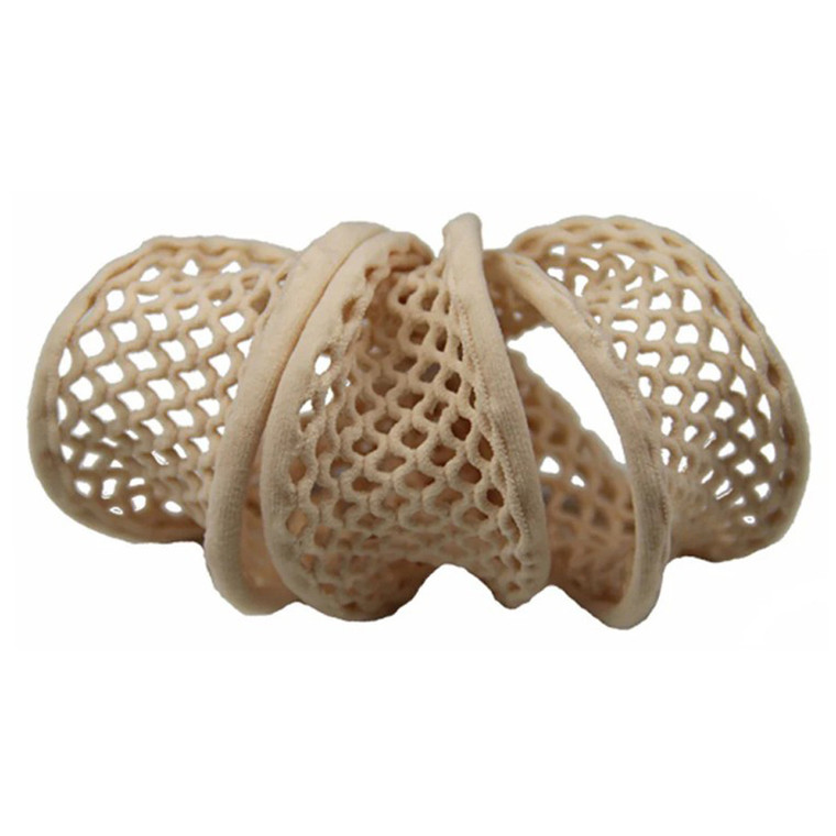 Di Prima Yarrow Mesh Hair Elastic Tan Hair Styling Tool 3Ea