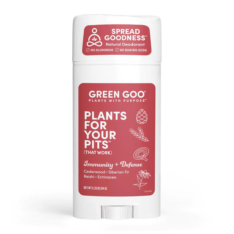 Green Goo Immunity and Defense Natural Deodorant, 2.25 Oz