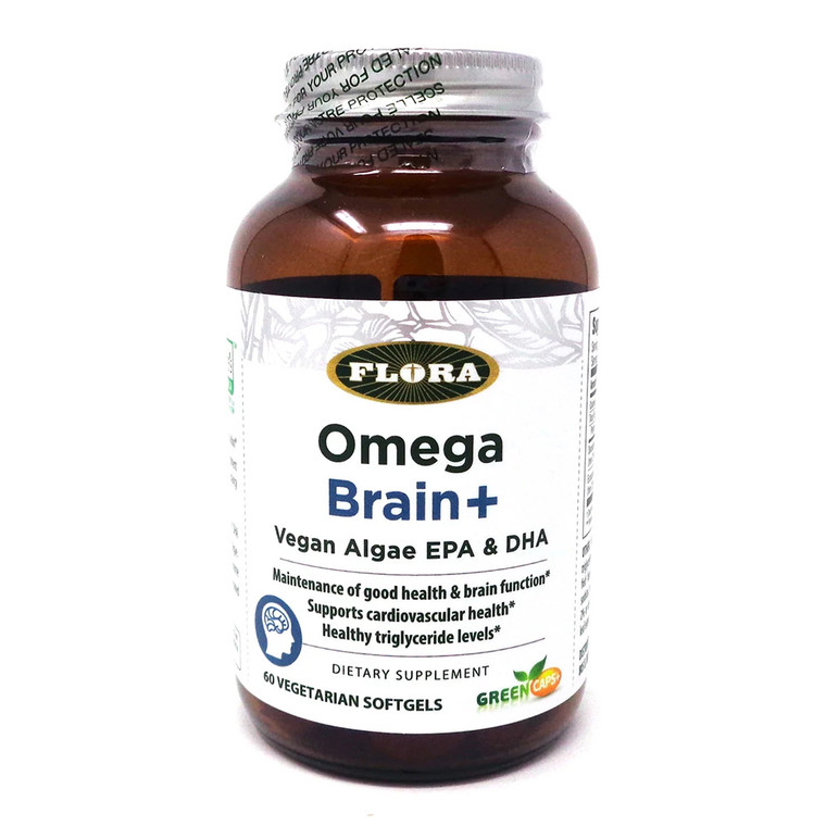 Flora Omega Brain Plus EPA and DHA Softgels, 60 Ea