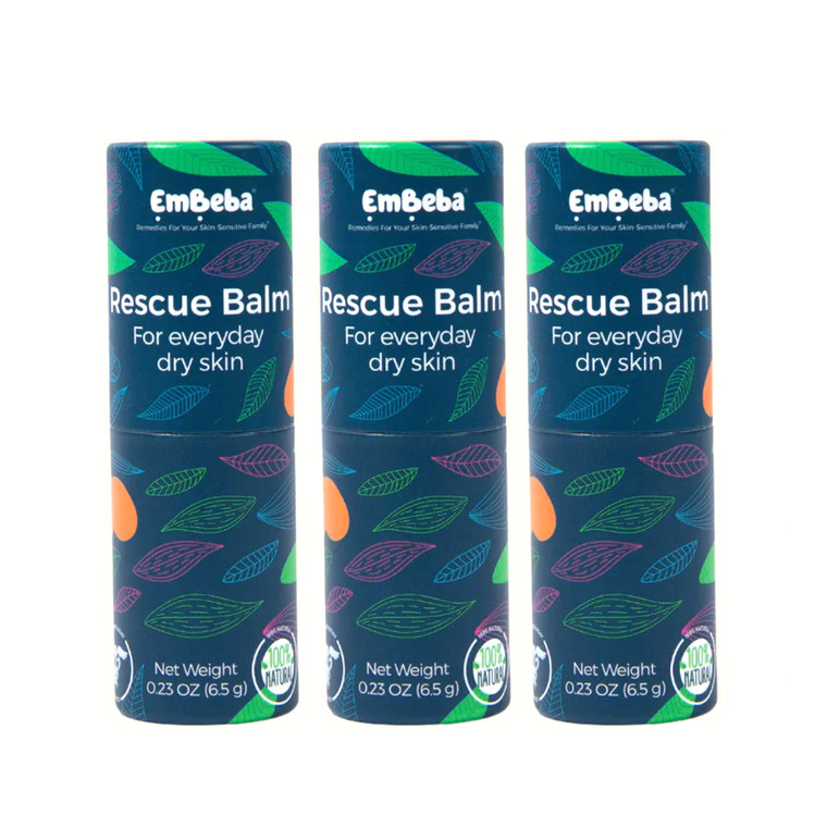 EmBeba Rescue Balm for Everyday Dry Skin, 0.23 Oz