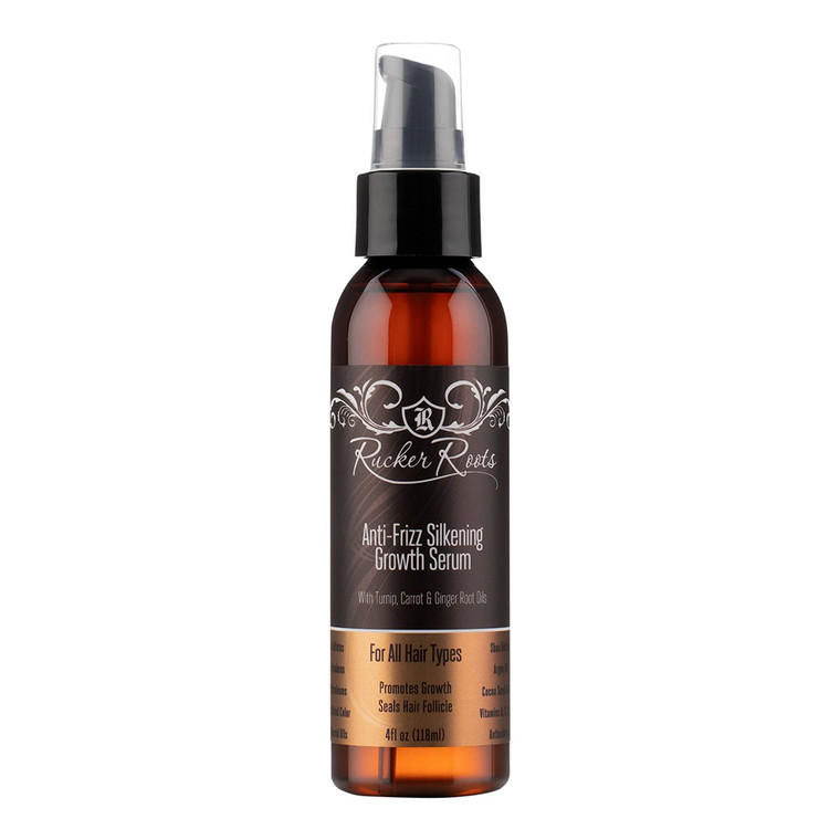 Rucker Roots Anti Frizz Silkening Hair Growth Serum, 4 Oz