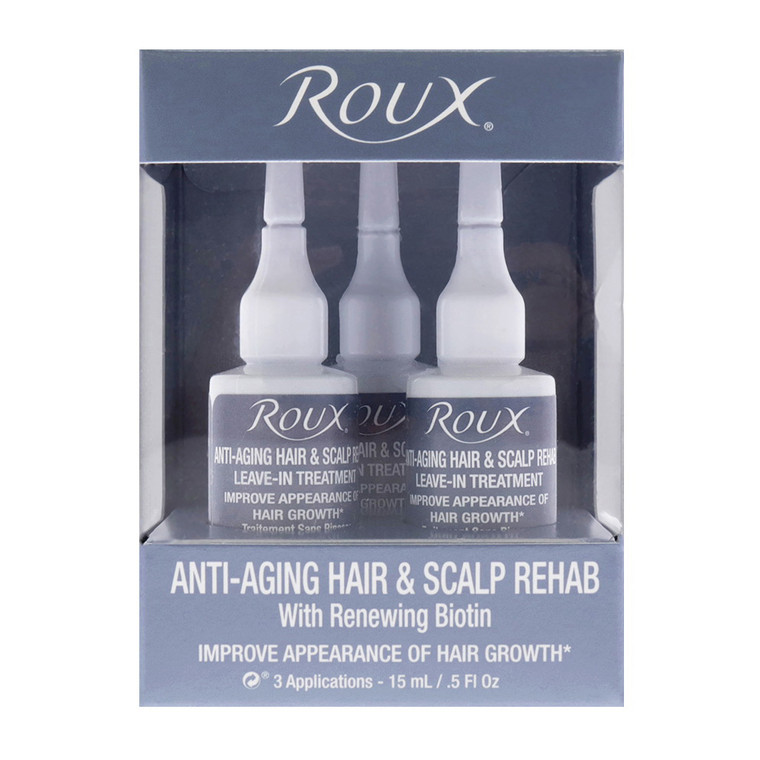 Roux Anti Aging Hair and Scalp Rehab Kit for Hair Growth, 1 Ea