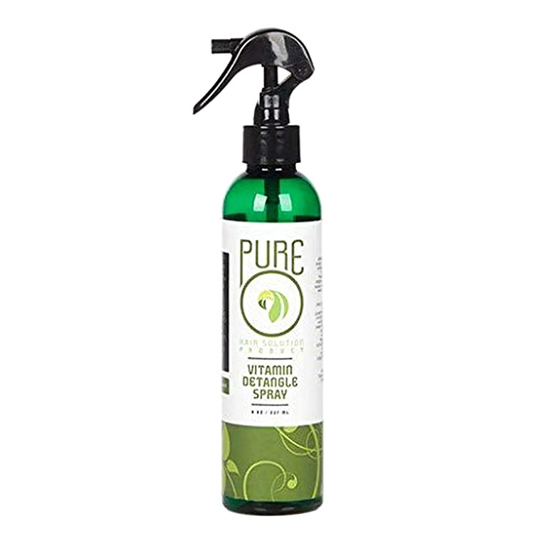 Pure O Hair Solution Vitamin Detangle Spray, 8 Oz