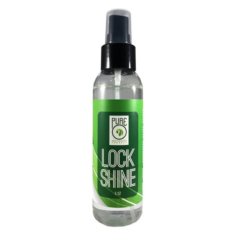 Pure O Hair Solution Lock Shine Spray, 5 Oz