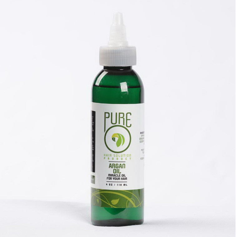 Pure O Hair Solution Argan Oil, 4 Oz