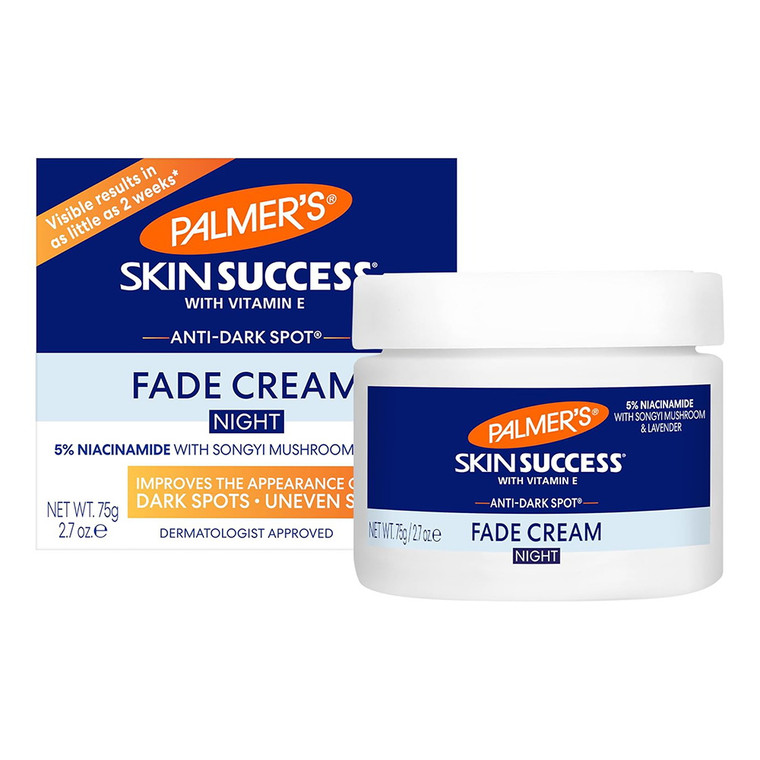 Palmers Skin Success Anti Dark Spot Night Fade Cream for Brighter and Radiant Skin 2.7Oz (75g)