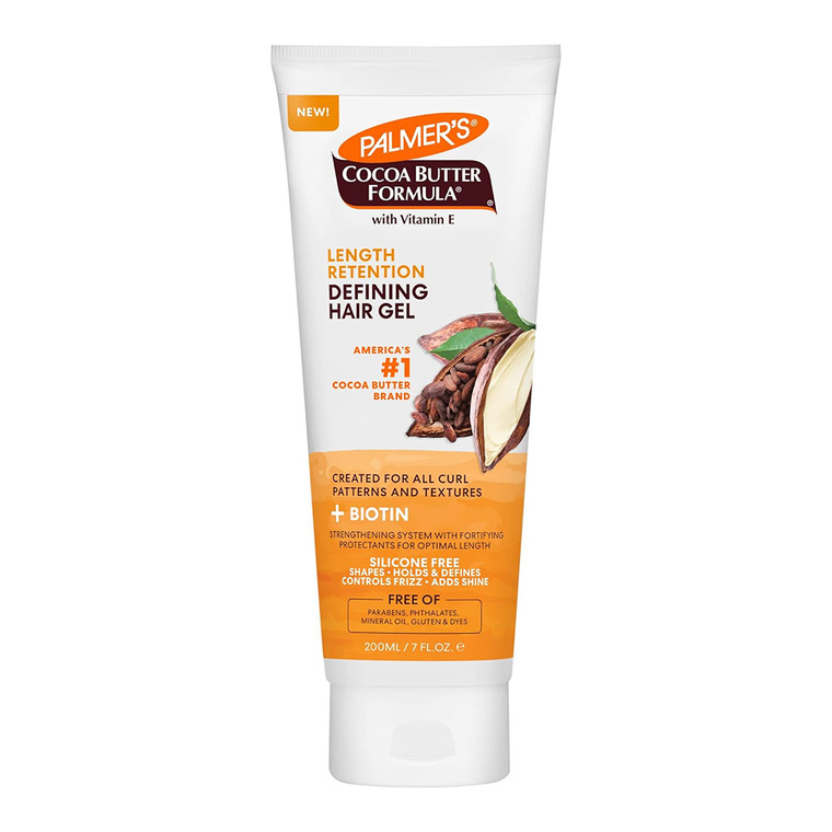 Palmers Cocoa Butter and Biotin Length Retention Defining Hair Gel, 7 Oz