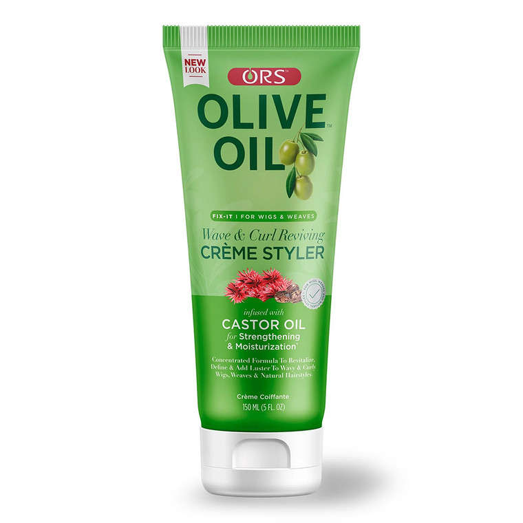 ORS Olive Oil Fix It No Grease Creme Styler Infused with Castor Oil, 5 Oz