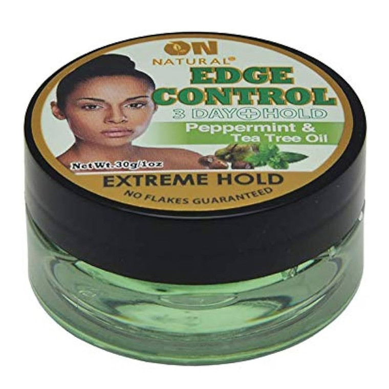 On Natural Edge Control Extreme Hold with Peppermint and Tea Tree Oil, 1 Oz