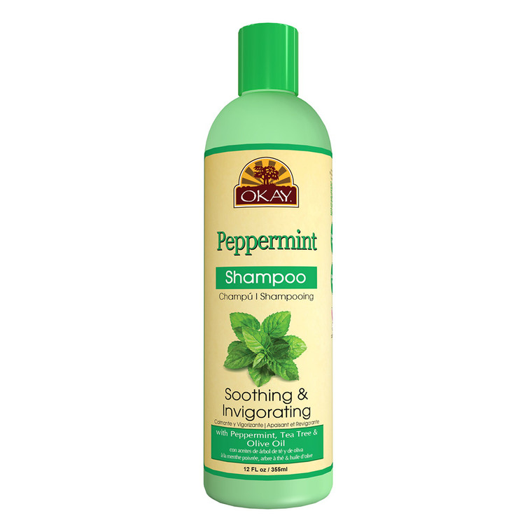 Okay Soothing Peppermint Shampoo, 12 Oz