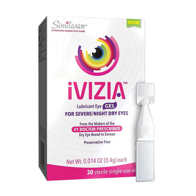 Ivizia Night Time Lubricant Eye Gel For Dry Eys, 30 Ea