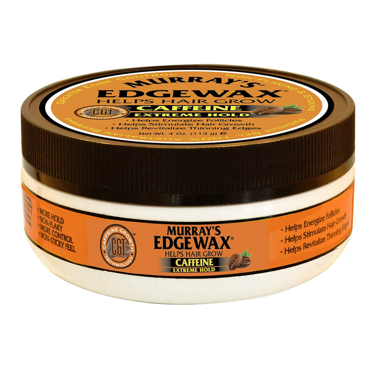 Murrays Caffeine Edgewax Extreme Hold Gel, 4 Oz