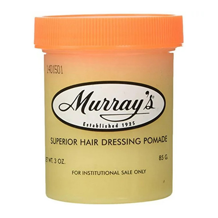 Murrays Superior Hair Dressing Pomade, Plastic Jar, 3 Oz