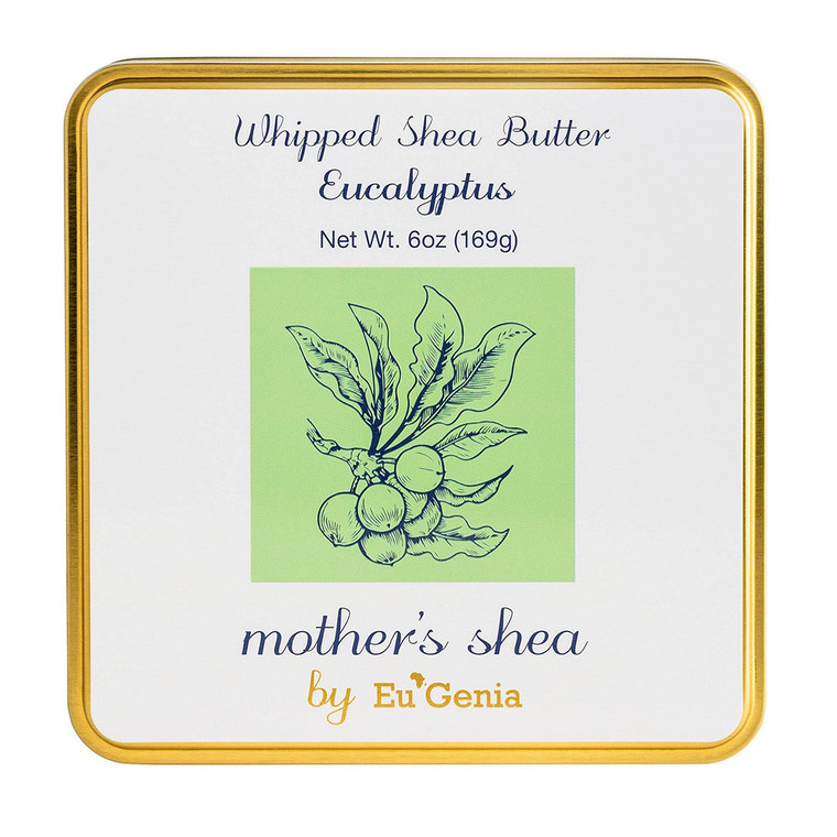 Mothers shea Whipped Body Butter with Eucalyptus, 6 Oz