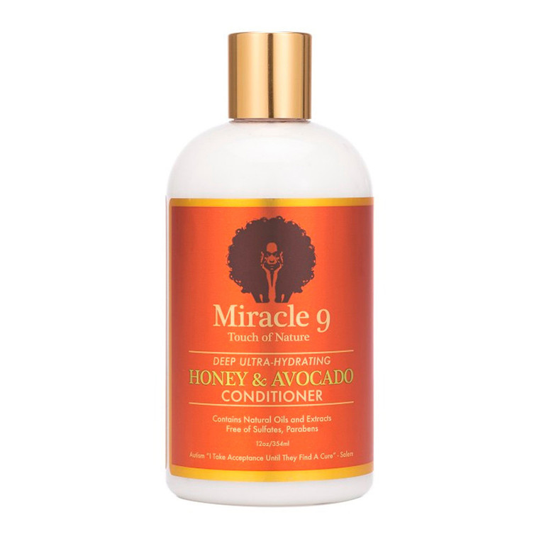 Miracle 9 Hydrating Honey and Avocado Conditioner, 12 Oz