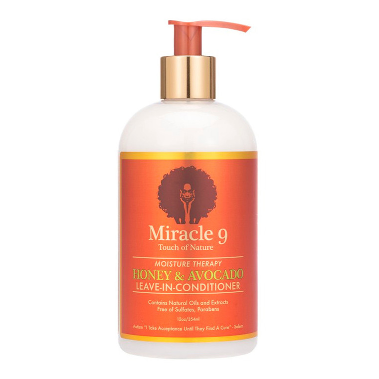 Miracle 9 Honey and Avocado Moisture Leave In Conditioner, 12 Oz