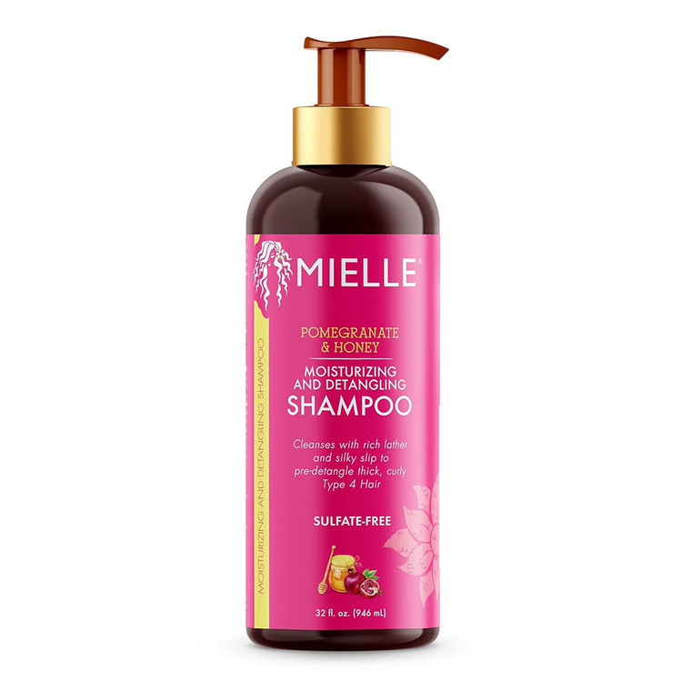 Mielle Pomegranate and Honey Moisturizing and Detangling Shampoo, 32 Oz