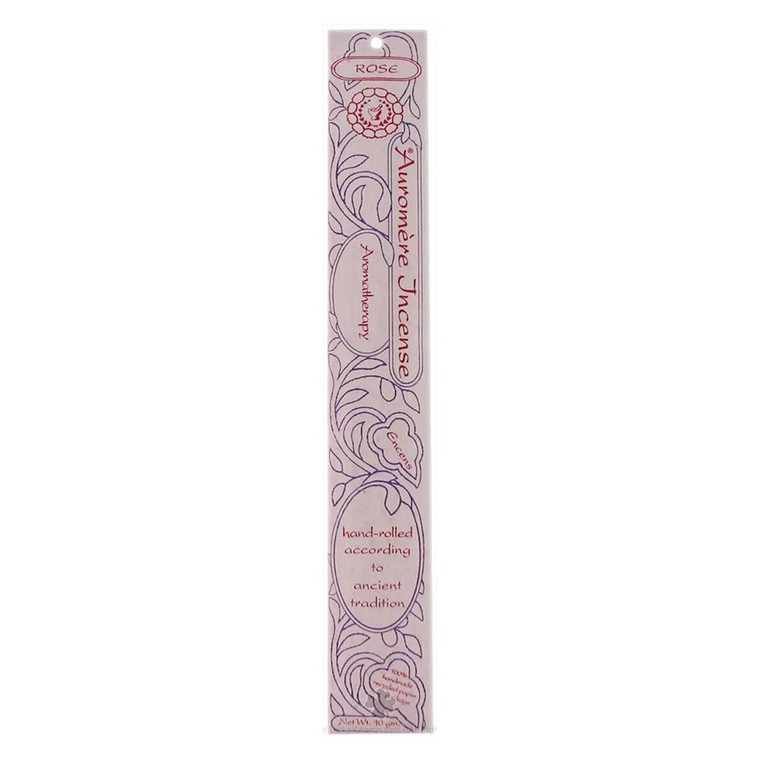 Auromere Aromatherapy Incense, Rose, 1 Ea