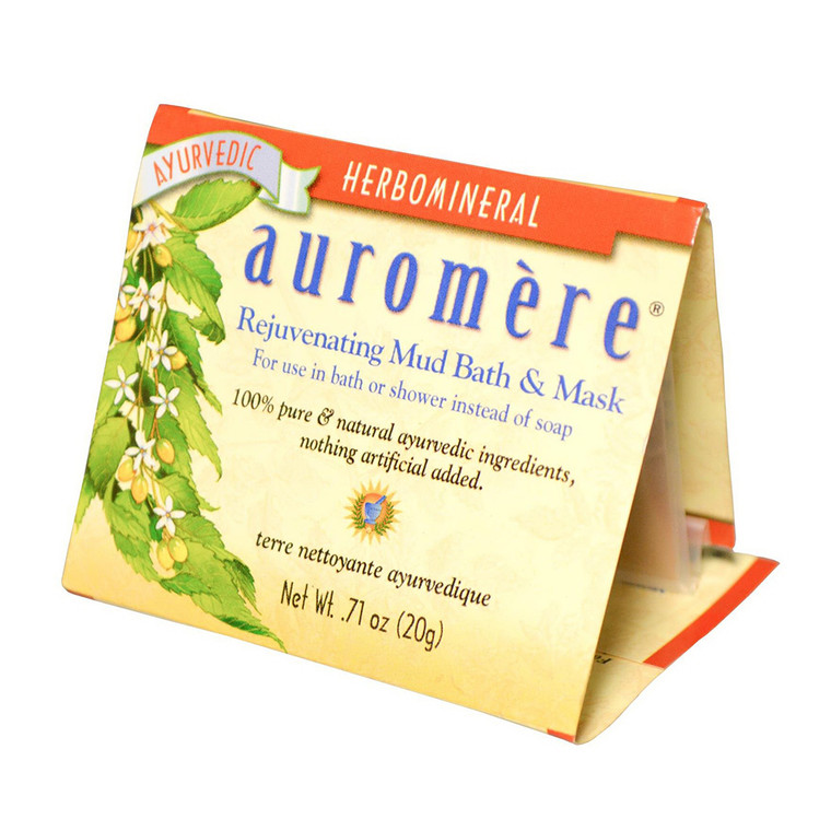 Auromere Ayurvedic Mud Bath Herbomineral Powder, 0.7 Oz