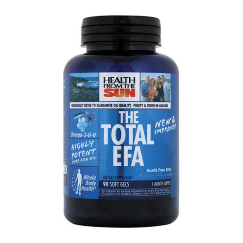 Health From The Sun Total Efa Highly Potent Pure Fish Oil Soft Gels - 90 Ea
