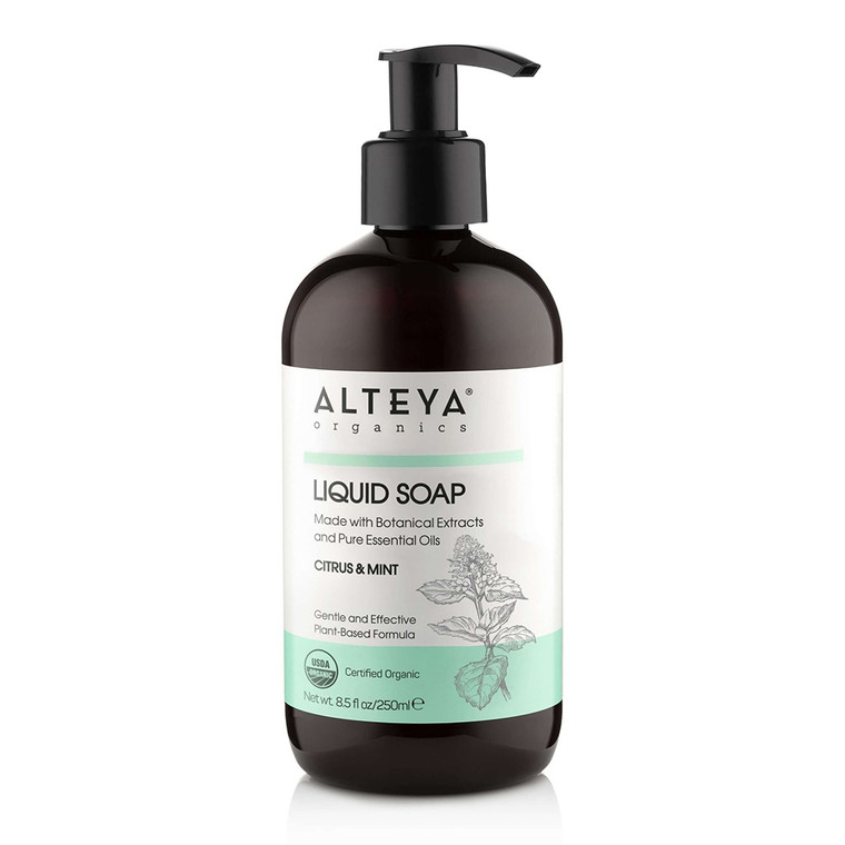 Alteya Liquid Soap, Citrus And Mint, 8.5 Oz