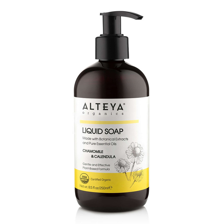 Alteya Liquid Soap, Chamomile And Calendula, 8.5 Oz