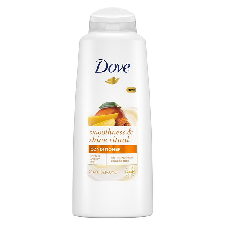 Dove Smoothness and Shine Ritual Conditioner Mango for Dry and Dull Hair 20.4Oz (603ml)