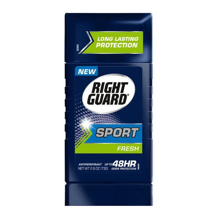 Right Guard Sport Antiperspirant Deodorant Invisible Solid Stick, Fresh Twin Pack, 5.2 Oz