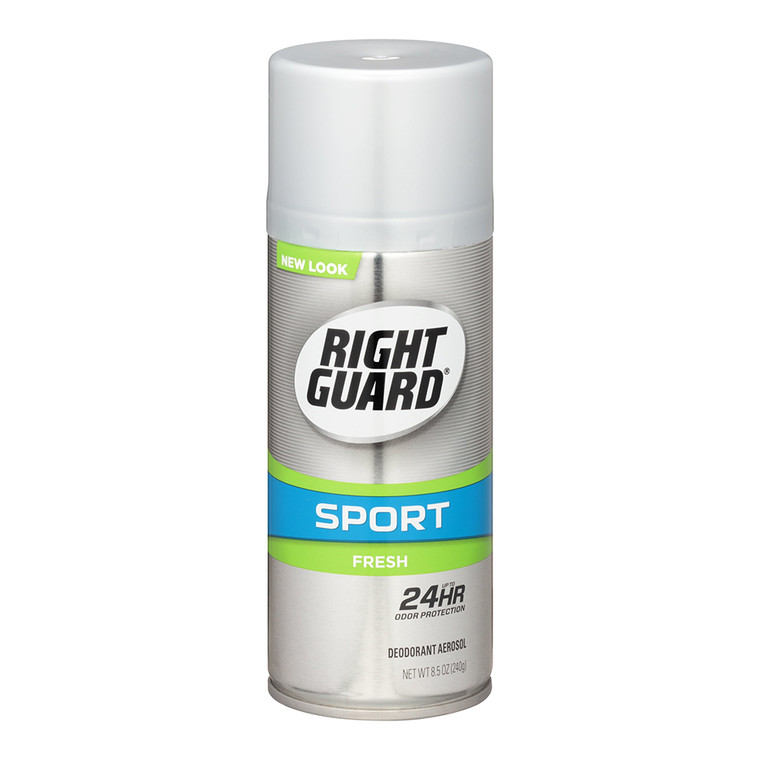 Right Guard Sport Aerosol Deodorant, Fresh, 8.5 Oz