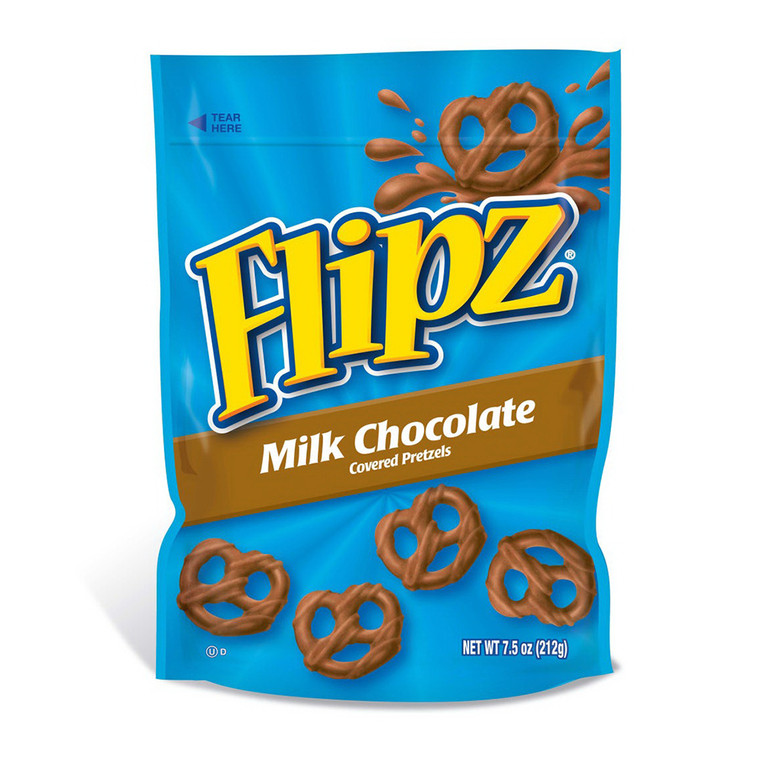 Flipz Milk Chocolate Covered Pretzels, 7.5 Oz