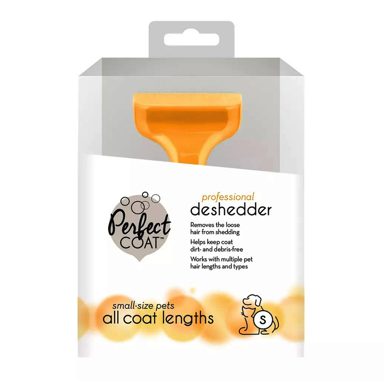 Perfect Coat Deshedding Tool Small Pets Removes Loose Hair, 1 Ea