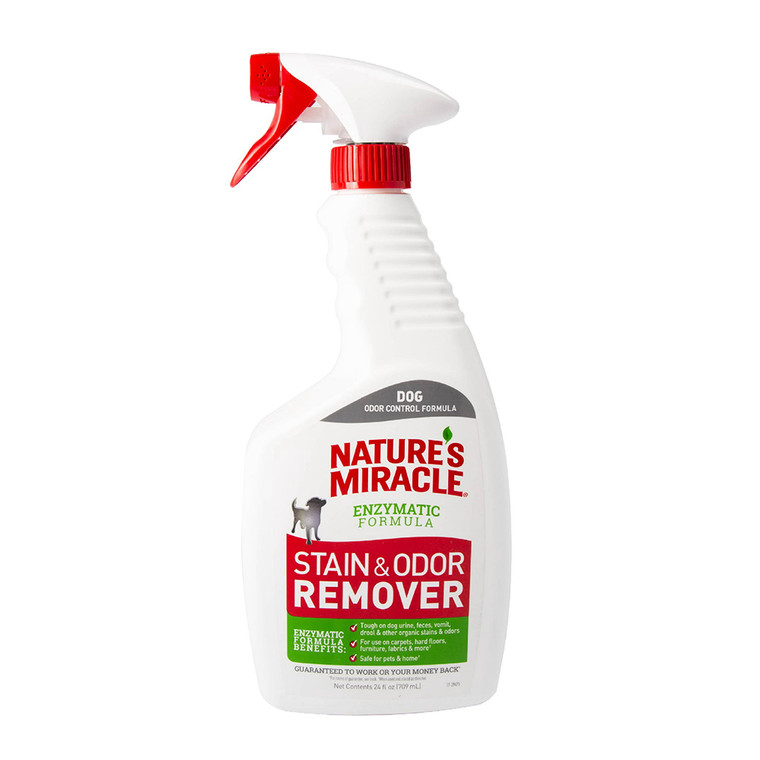 Natures Miracle Spray Pet Stain and Odor Remover, 24 Oz