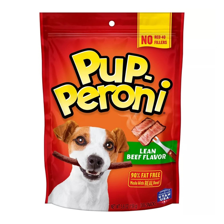 Pup Peroni Treats Peroni Lean Beef Flavor Chewy Dog Snack, 5.6 Oz