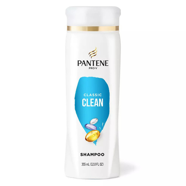 Pantene ProV Classic Clean Shampoo Nourishes and Protects Hair 12Oz (355ml)