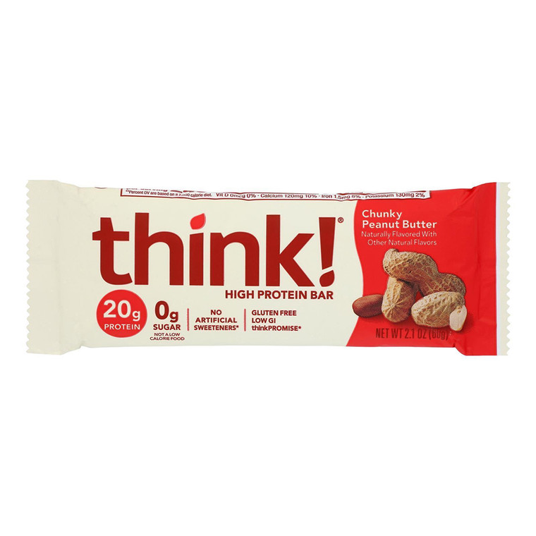 Think Thin High Protein Bar, Chunky Peanut Butte, 2.1 Oz