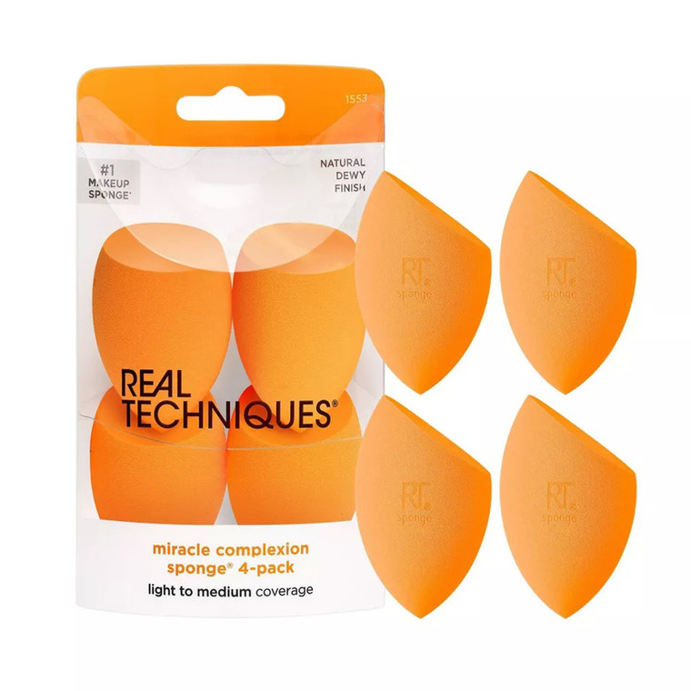 Real Techniques Miracle Complexion Sponge, 4 Ea